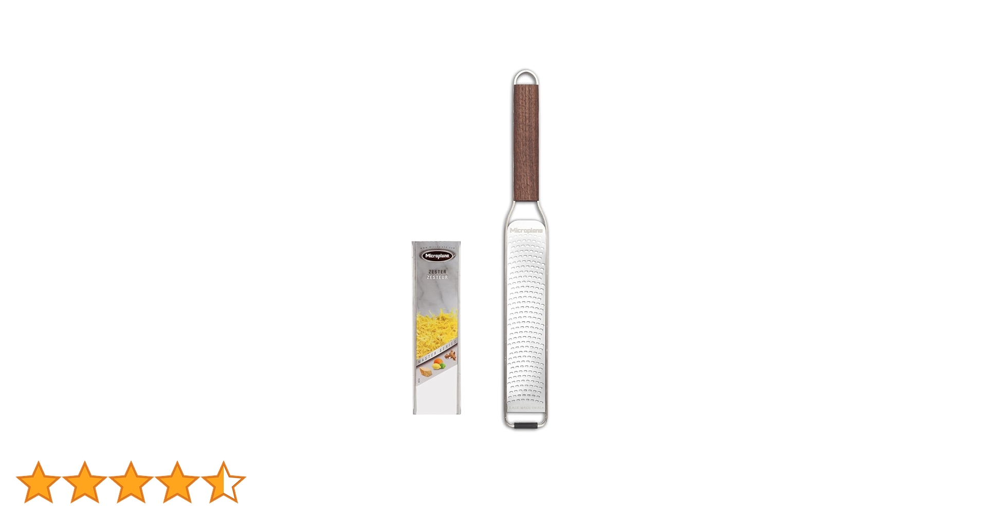 Amazon | Microplane マスターシリーズ 木製ハンドル ステンレス